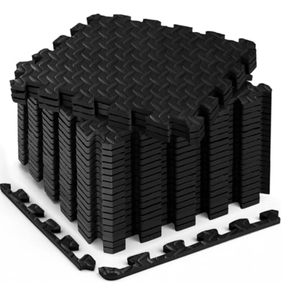 18pcs 12.6"x12.6"x0.4", 18sqft Puzzle Exercise Mat, EVA Interlocking Foam Floor Tiles, Non-Slip, Protective, Water-Resistant Fl
18pcs 12.6"x12.6"x0.4", 18sqft Puzzle Exercise Mat, EVA Interlocking Foam Floor Tiles, Non-Slip, Protective, Water-Resistant Fl