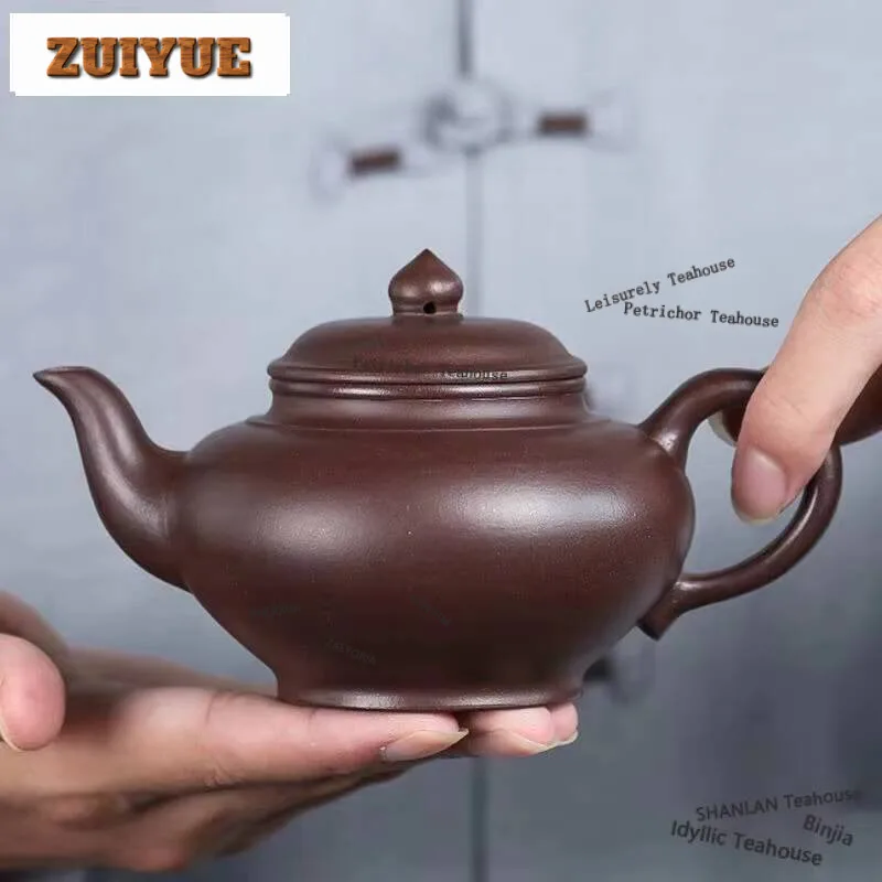 300ml Antique Yixing Purple Clay Teapots Master Handmade Laughing Sakura Pot Raw Ore Purple Mud Tea Making Kettle Zisha Tea Set
300ml Antique Yixing Purple Clay Teapots Master Handmade Laughing Sakura Pot Raw Ore Purple Mud Tea Making Kettle Zisha Tea Set