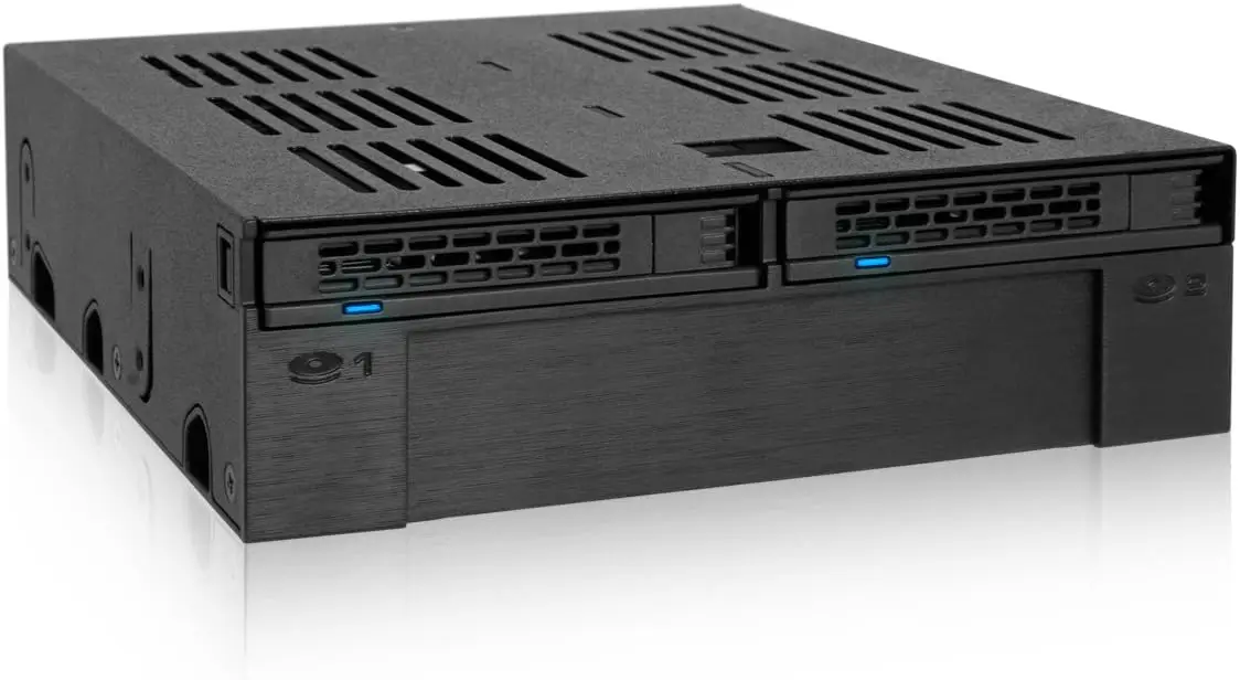 Мобильная стойка ExpressCage MB322SP-B на 2 отсека для 2.5-дюймовых SAS/SATA HDD/SSD с 3.5-дюймовым слотом для внешнего отсека 5.25 дюйма
Мобильная стойка ExpressCage MB322SP-B на 2 отсека для 2.5-дюймовых SAS/SATA HDD/SSD с 3.5-дюймовым слотом для внешнего отсека 5.25 дюйма