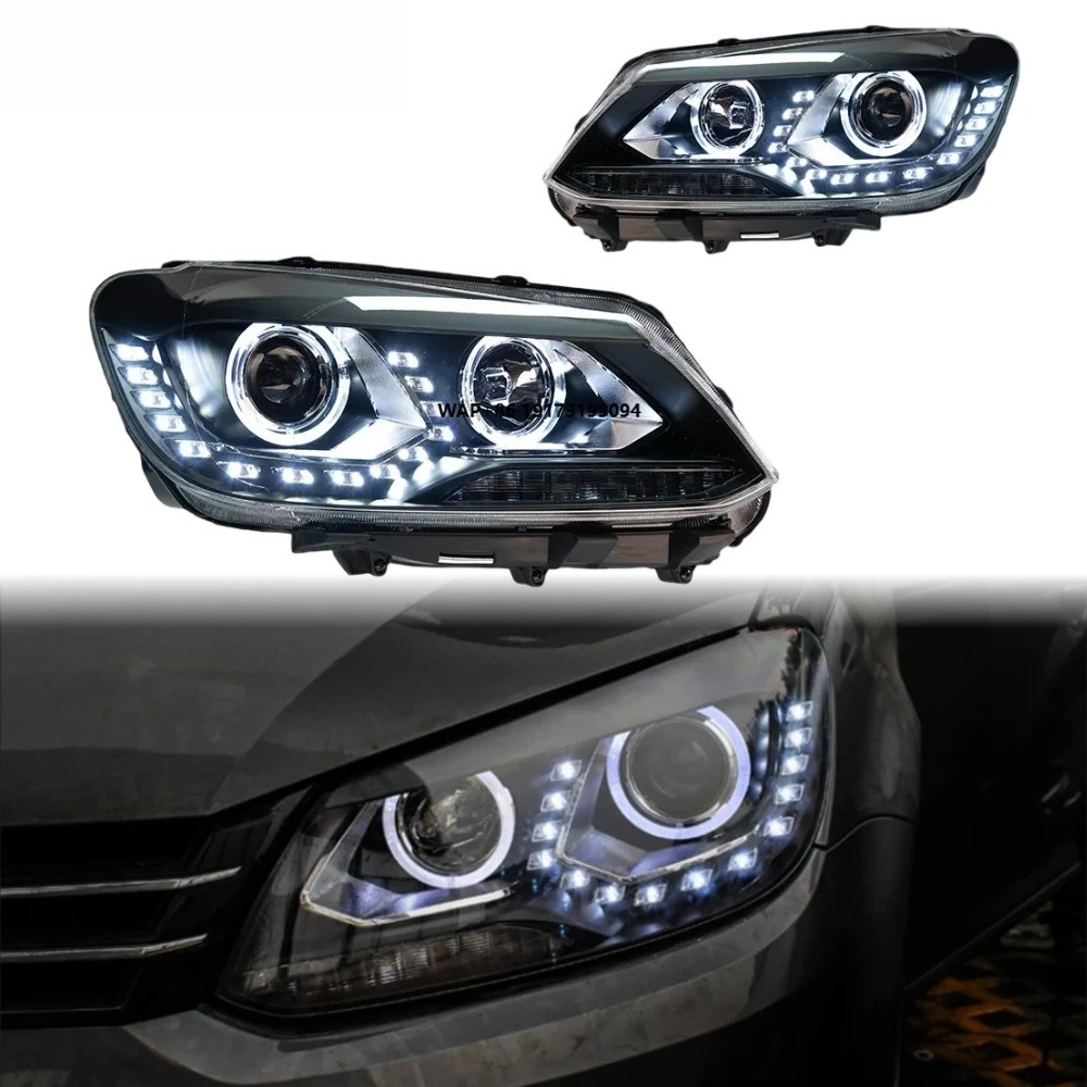 Touran Headlights 2010-2015 LED Lens Upgrade Front Lamp Car Accessories Hot Selling Plug and Play DRL
Touran Headlights 2010-2015 LED Lens Upgrade Front Lamp Car Accessories Hot Selling Plug and Play DRL
