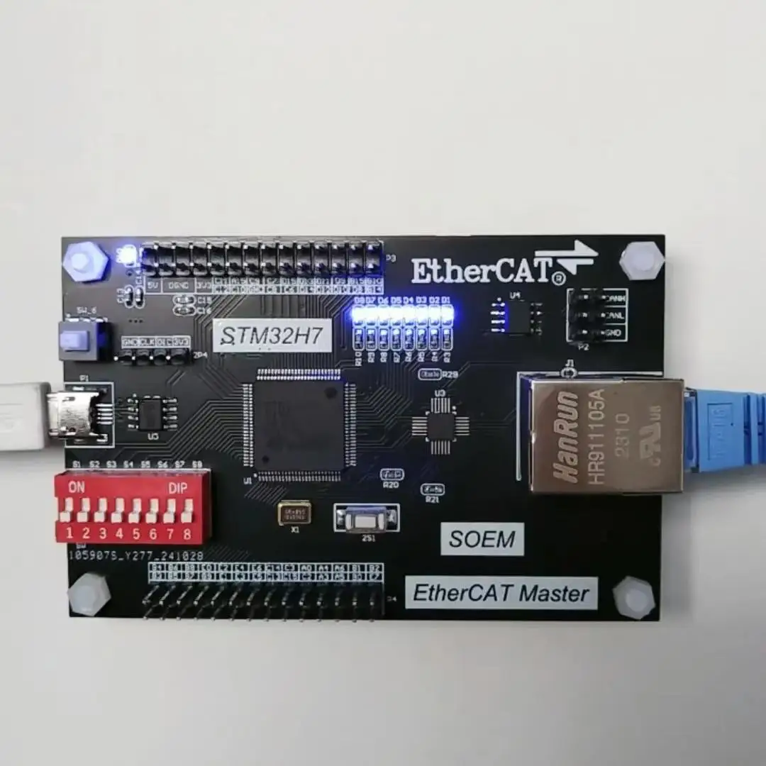 SOEM EtherCAT Master Station STM32H743 Supports LAN9252 AX58100 ET1100 and Other Slave Stations
SOEM EtherCAT Master Station STM32H743 Supports LAN9252 AX58100 ET1100 and Other Slave Stations