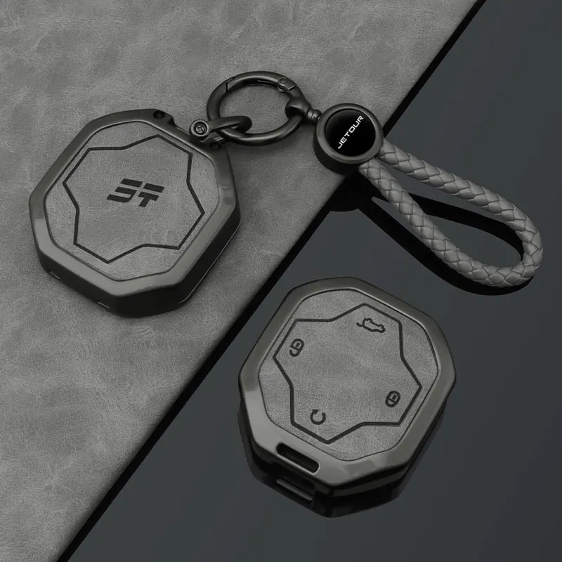 Leather Car Remote Key Case Full Cover Protection Holder Shell Auto Keychain Accessories For Chery Jetour T2 Traveler 2023 2024
Leather Car Remote Key Case Full Cover Protection Holder Shell Auto Keychain Accessories For Chery Jetour T2 Traveler 2023 2024