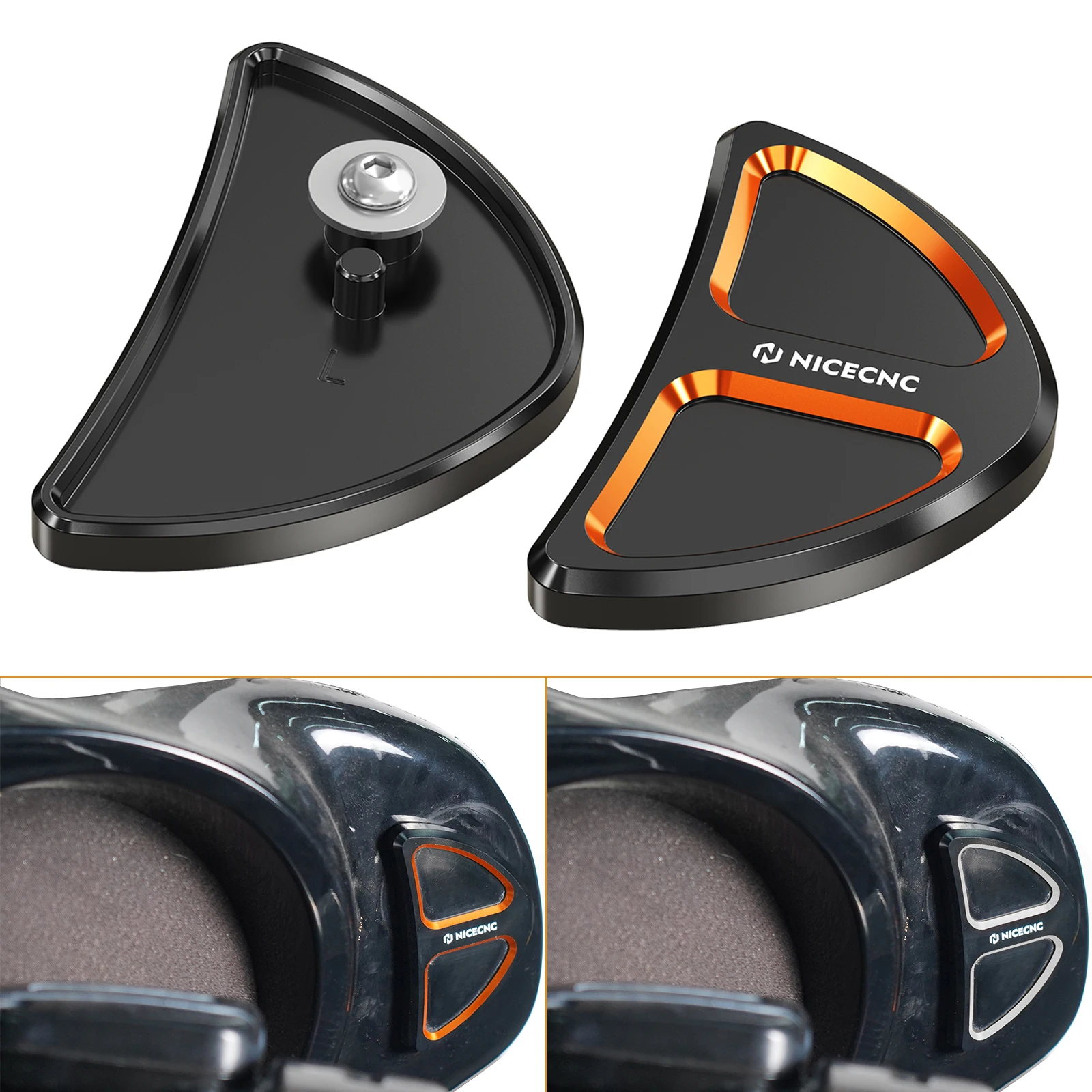 For 2014-2023 Harley Street Glide/Special Fairing Mirror Hole Plug Cap Covers for Street Glide ST 22-23 CVO Street Glide 15-22
For 2014-2023 Harley Street Glide/Special Fairing Mirror Hole Plug Cap Covers for Street Glide ST 22-23 CVO Street Glide 15-22