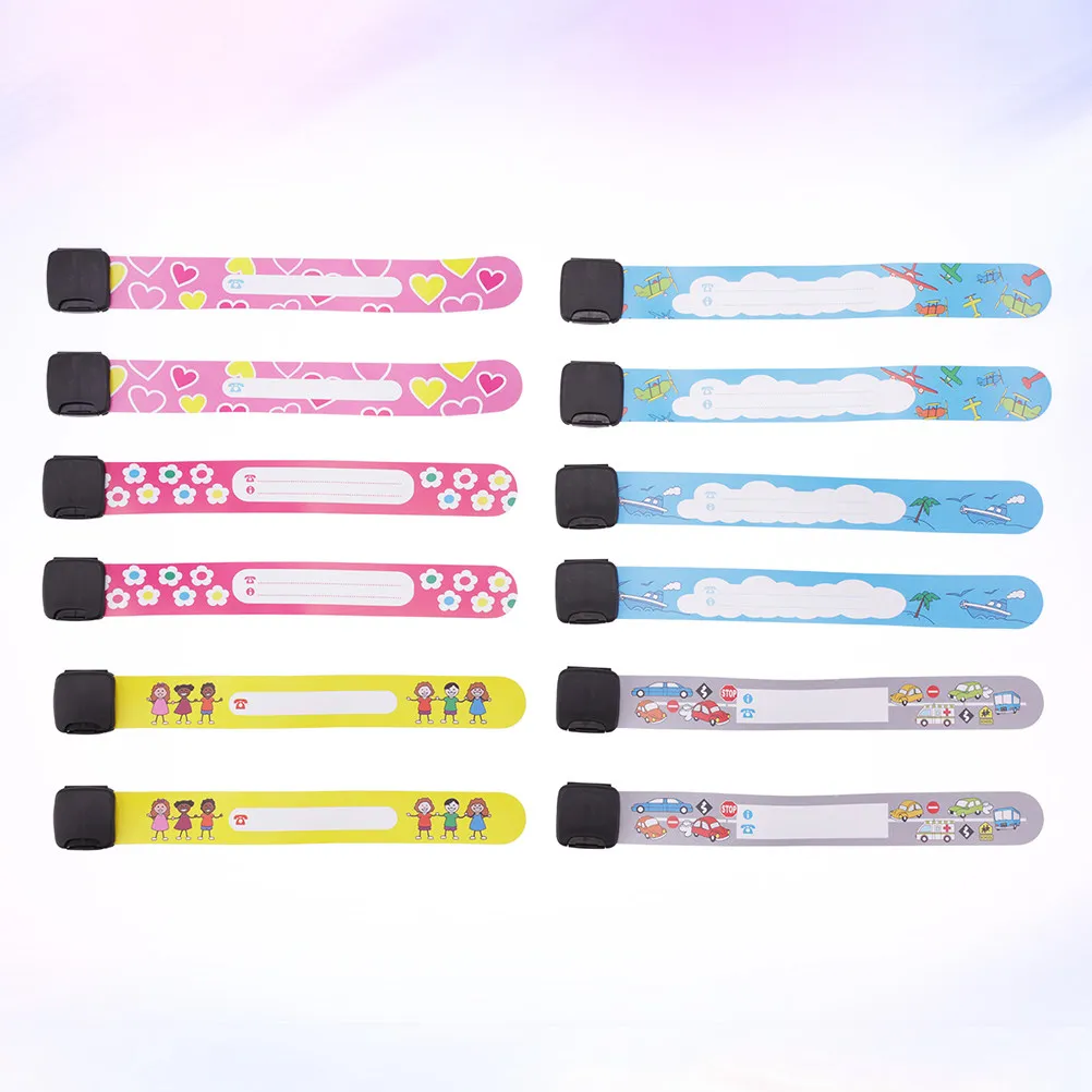 Kids Waterproof Wristband 12pcs Set PVC Anti Lost ID Bands Cartoon Design for Children Outdoor Use
Kids Waterproof Wristband 12pcs Set PVC Anti Lost ID Bands Cartoon Design for Children Outdoor Use