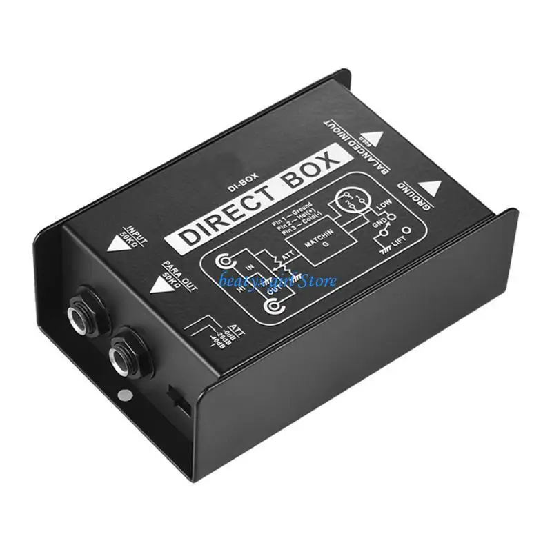 C7AB Professional High-Performance Passive DI-Box with Line Mixer Passive Direct Box
C7AB Professional High-Performance Passive DI-Box with Line Mixer Passive Direct Box