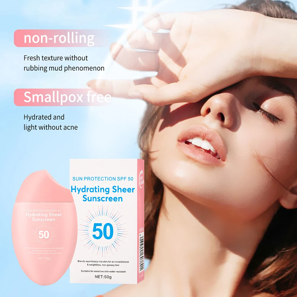 SPF50 Увлажняющий прозрачный солнцезащитный крем для лица Освежающий водонепроницаемый устойчивый к поту антиоксидант Защита широкого спектра Ежедневный уход за кожей
SPF50 Увлажняющий прозрачный солнцезащитный крем для лица Освежающий водонепроницаемый устойчивый к поту антиоксидант Защита широкого спектра Ежедневный уход за кожей