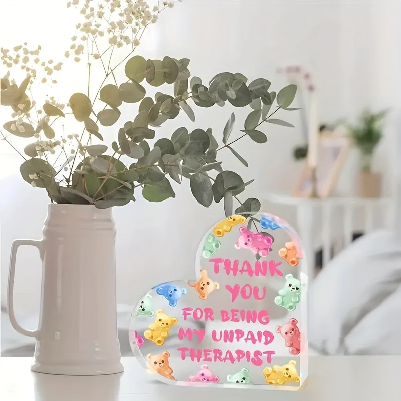 2D, Precious Friendship Acrylic Desktop Decoration, Perfect Gratitude Gift for Therapist's Office, Birthday, and Christmas
2D, Precious Friendship Acrylic Desktop Decoration, Perfect Gratitude Gift for Therapist's Office, Birthday, and Christmas