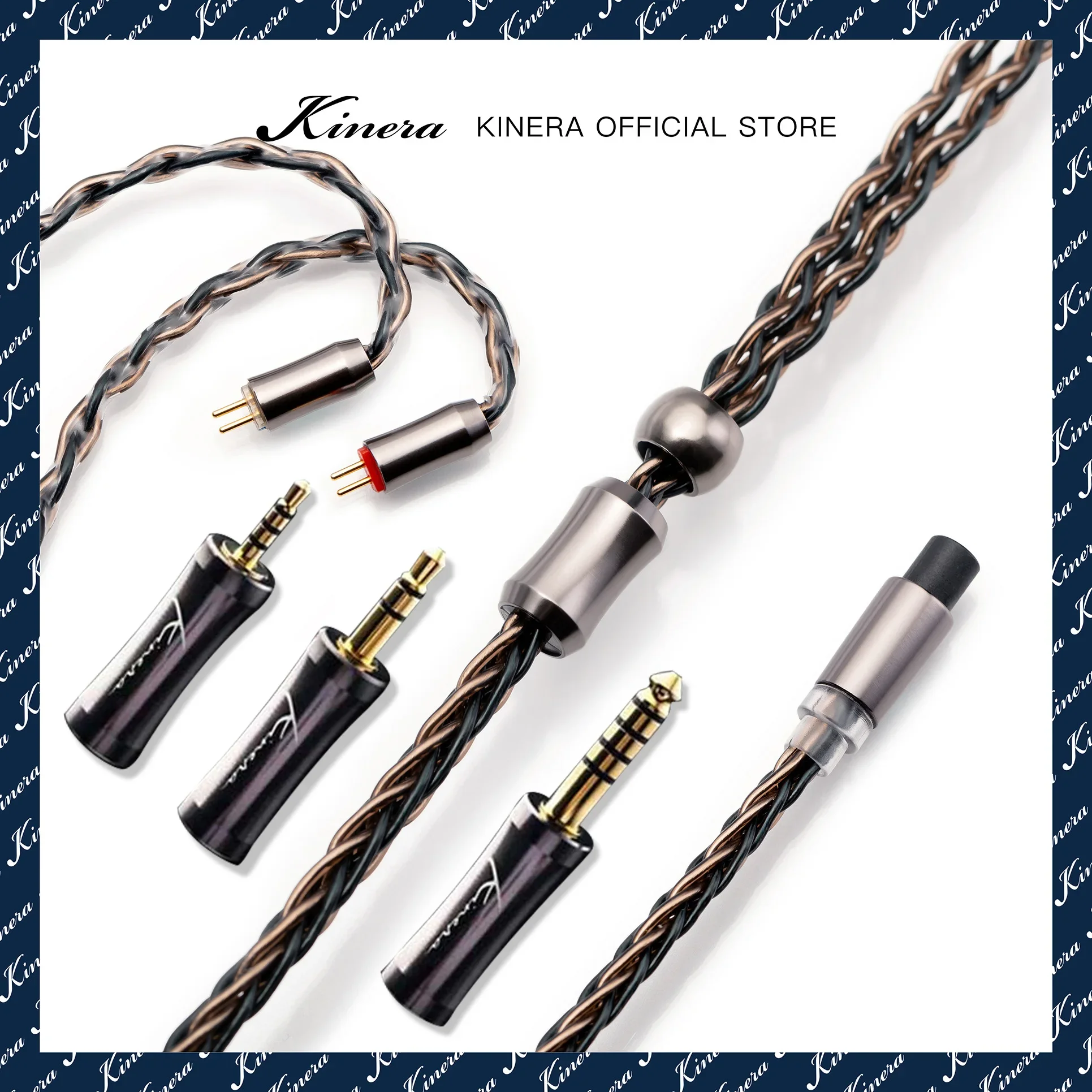 Kinera Leyding 8 Core Modular HIFI Earphone Upgrade Cable OFC+Alloy Silver Plated Copper 2.5+3.5+4.4mm Connector 0.78 2pin /MMCX
Kinera Leyding 8 Core Modular HIFI Earphone Upgrade Cable OFC+Alloy Silver Plated Copper 2.5+3.5+4.4mm Connector 0.78 2pin /MMCX