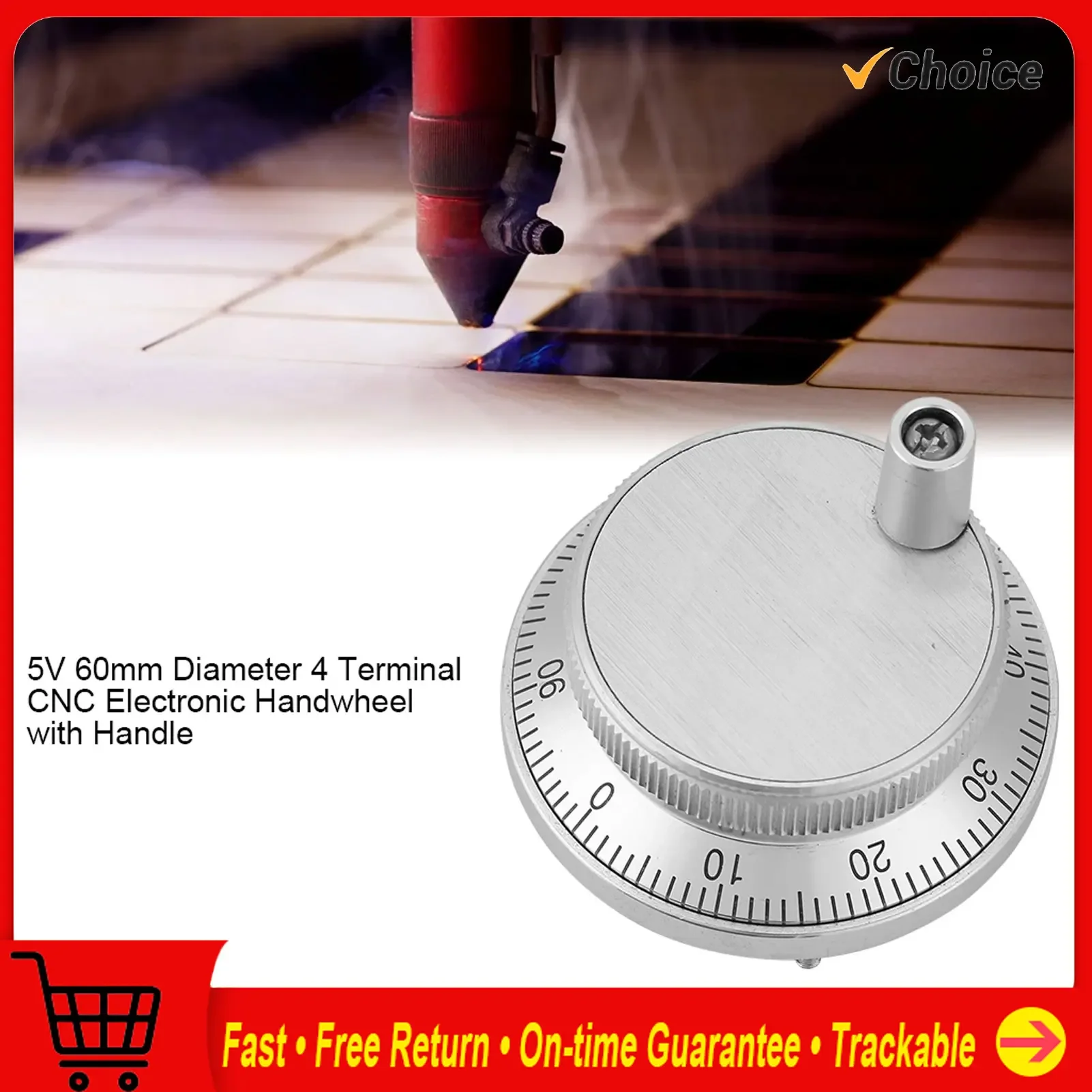 Маховик с ЧПУ Электронный маховик с ЧПУ 5 В, диаметр 60 мм, 4 терминала, ручной генератор импульсов, электронный маховик с ЧПУ с ручкой
Маховик с ЧПУ Электронный маховик с ЧПУ 5 В, диаметр 60 мм, 4 терминала, ручной генератор импульсов, электронный маховик с ЧПУ с ручкой