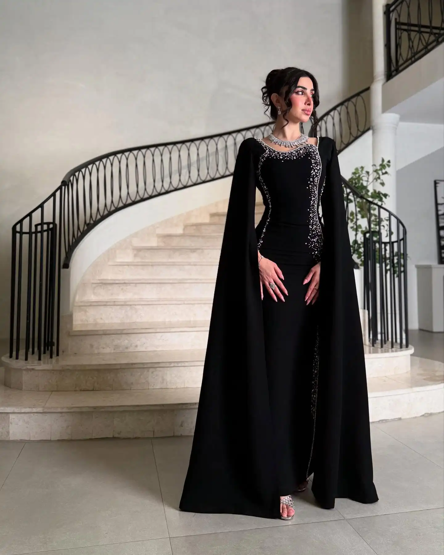 Элегантное черное сверкающее платье для выпускного вечера Adeli по индивидуальному заказу, женское вечернее платье с бисером, длиной до пола, платья для особых случаев
Элегантное черное сверкающее платье для выпускного вечера Adeli по индивидуальному заказу, женское вечернее платье с бисером, длиной до пола, платья для особых случаев