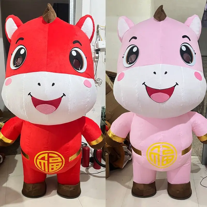 Giant Inflatable Cute Horse Mascot Costume Adults Cartoon New Year Clothes Halloween Carnival Animal Cosplay Party No Battery
Giant Inflatable Cute Horse Mascot Costume Adults Cartoon New Year Clothes Halloween Carnival Animal Cosplay Party No Battery