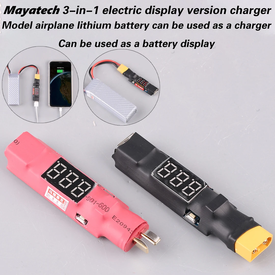 Тестер разряда батареи Mayatech 3 в 1, USB-индикатор разряда, понижающий модуль 2s-6s, 5 В
Тестер разряда батареи Mayatech 3 в 1, USB-индикатор разряда, понижающий модуль 2s-6s, 5 В