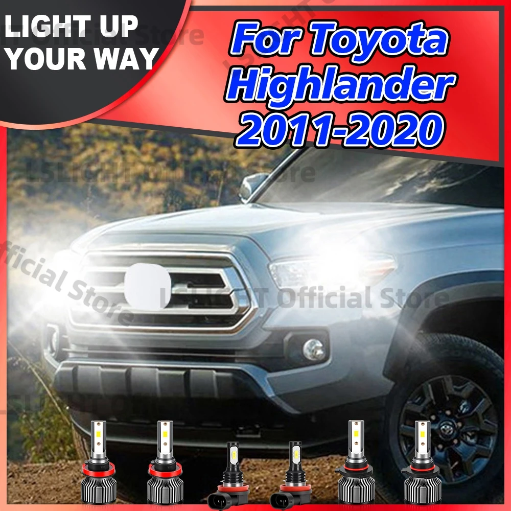 2/6x High Low Beam Headlights Fog Lamps LED For Toyota Highlander 2011-2020 2012 2013 2014 2015 2016 2017 2018 2019
2/6x High Low Beam Headlights Fog Lamps LED For Toyota Highlander 2011-2020 2012 2013 2014 2015 2016 2017 2018 2019