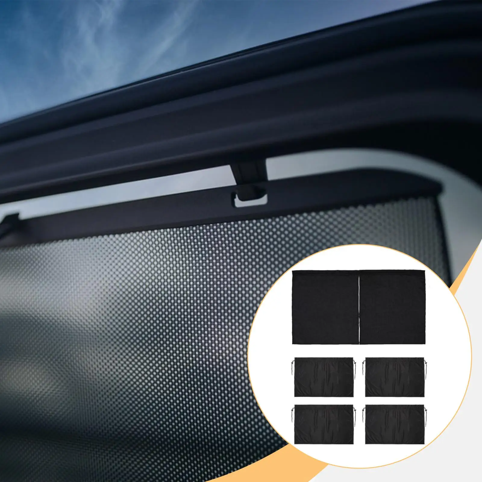 4Pcs Car Window Shade Black for Changing Clothes Outdoor Breastfeeding
4Pcs Car Window Shade Black for Changing Clothes Outdoor Breastfeeding