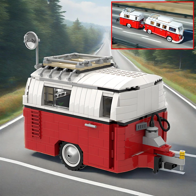 899Pcs MOC Caravan Camping Trailer Building Blocks Set Compatible with 10220 VW T1 Bus DIY Model Bricks Toy for Children Gift
899Pcs MOC Caravan Camping Trailer Building Blocks Set Compatible with 10220 VW T1 Bus DIY Model Bricks Toy for Children Gift