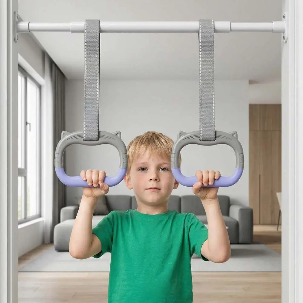 With Straps Gymnastic Rings Durable Non-Slip Pull Up Bar Adjustable Straps Comfortable Fitness Exercise Ring Gymnastics Practice
With Straps Gymnastic Rings Durable Non-Slip Pull Up Bar Adjustable Straps Comfortable Fitness Exercise Ring Gymnastics Practice