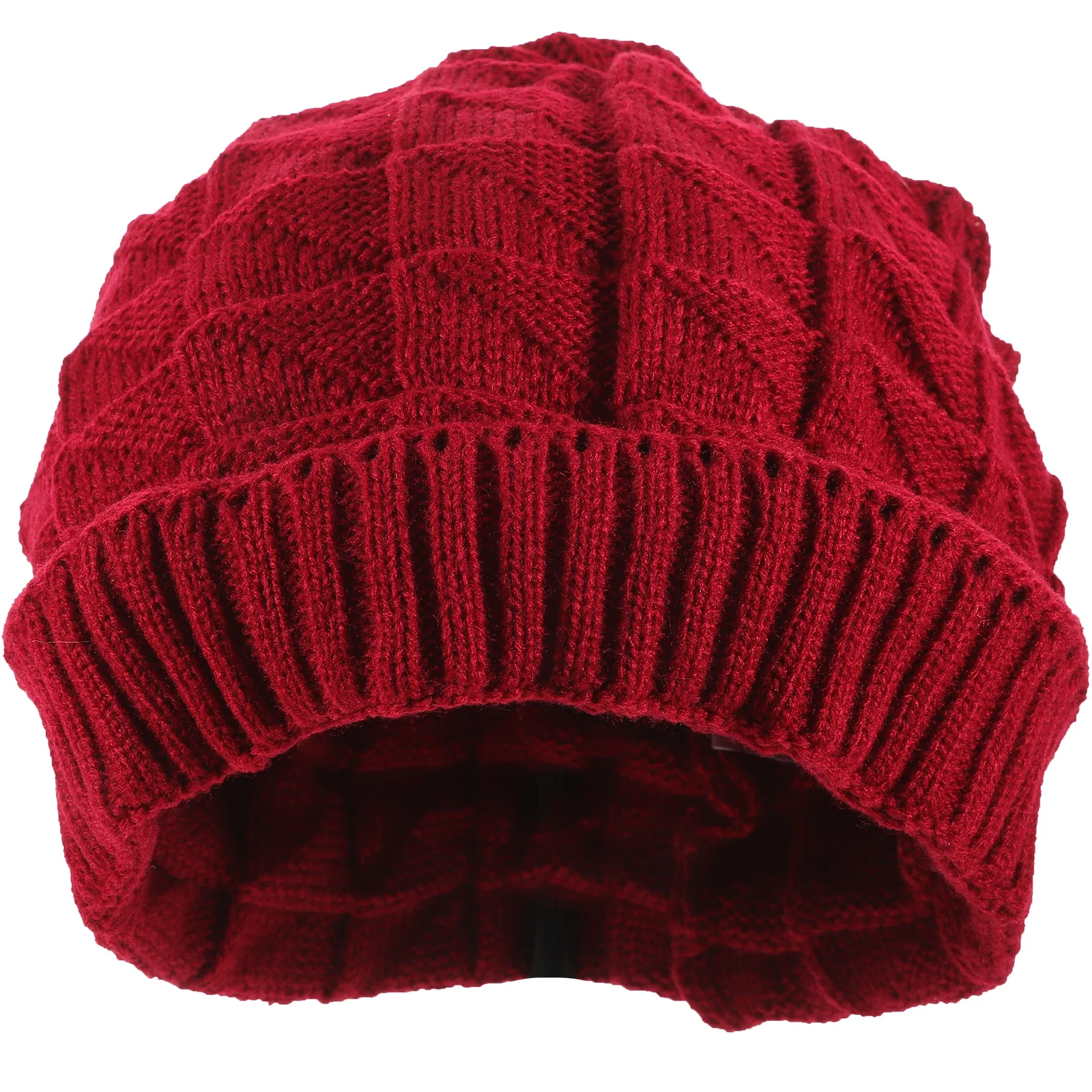 Women Winter Beanie Hat Red Knitted Warm Fashion Lady Outdoor Cold Protection Cap Stylish Wearable for Hiking
Women Winter Beanie Hat Red Knitted Warm Fashion Lady Outdoor Cold Protection Cap Stylish Wearable for Hiking