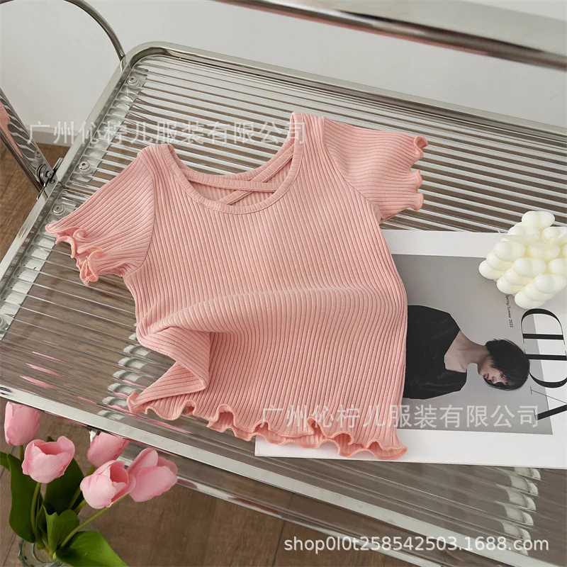 Girls Baby Summer T-Shirt Kids Solid Tops New Fashion Children Casual Cute Short-Sleeved Clothes Shirt
Girls Baby Summer T-Shirt Kids Solid Tops New Fashion Children Casual Cute Short-Sleeved Clothes Shirt