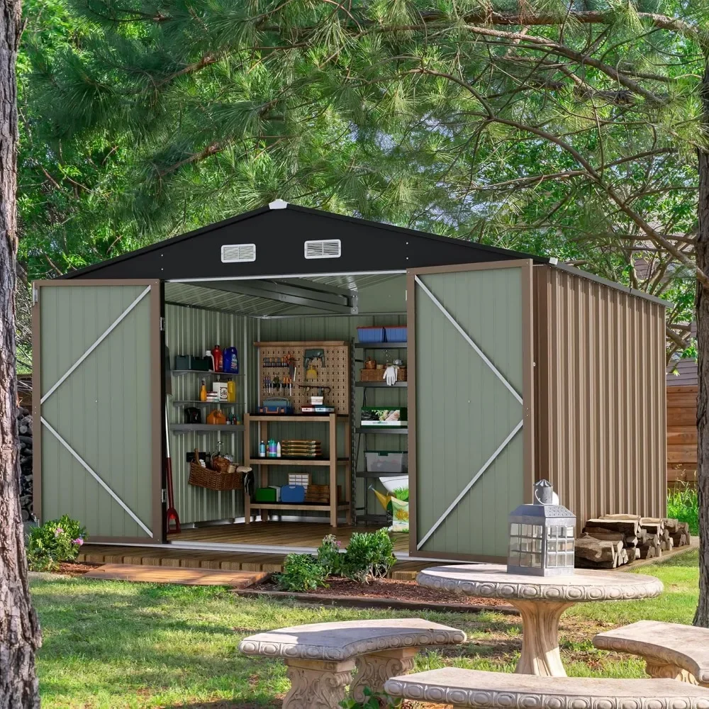 8 X 10 Feet, Metal Garden Shed and Outdoor Storage Space, Outdoor Large Tool Shed with Single Lockable Door
8 X 10 Feet, Metal Garden Shed and Outdoor Storage Space, Outdoor Large Tool Shed with Single Lockable Door