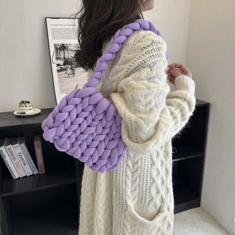 Customized Icelandic wool hand-woven bag diy material bag handmade super thick wool bag autumn and winter bag girlfriend
Customized Icelandic wool hand-woven bag diy material bag handmade super thick wool bag autumn and winter bag girlfriend