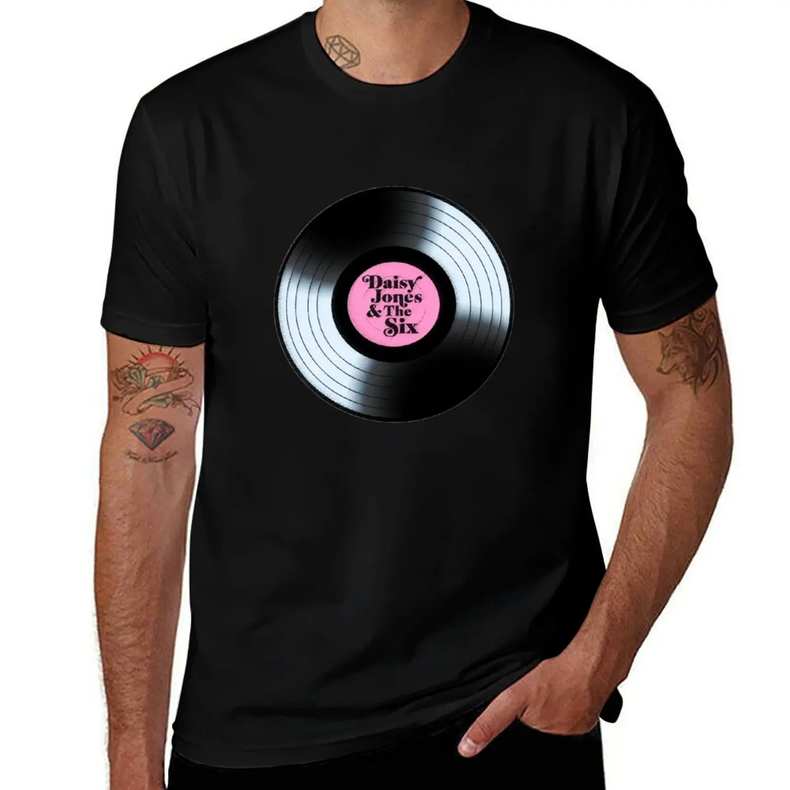 Daisy Jones and The Six Black Retro Vinyl Disc T-Shirt man t shirts for men man t shirt graphic t shirts designer T-Shirt
Daisy Jones and The Six Black Retro Vinyl Disc T-Shirt man t shirts for men man t shirt graphic t shirts designer T-Shirt
