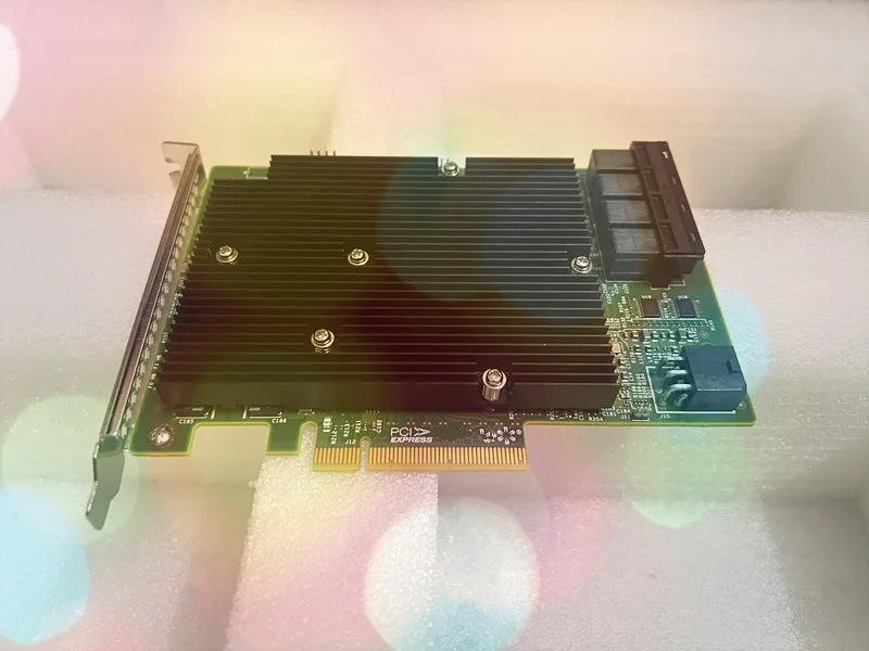 Карта RAID-контроллера 9300-16i, адаптер HBA BUS, режим IT, SATA PCIe
Карта RAID-контроллера 9300-16i, адаптер HBA BUS, режим IT, SATA PCIe