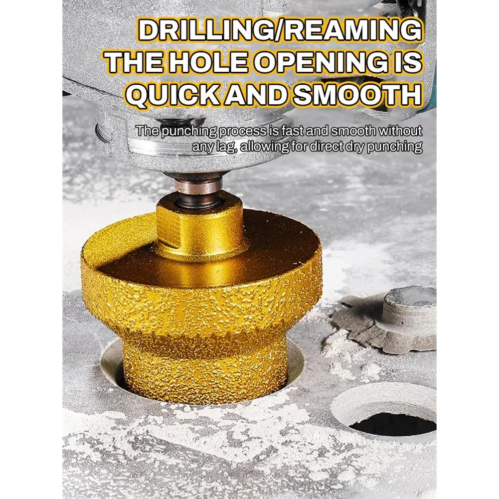 A93E-M10 Drill Bit Brazed Diamond Integrated Bit For Drill Reaming Tower Drill Bit For Tile Stone Rock Plate Construction Tool
A93E-M10 Drill Bit Brazed Diamond Integrated Bit For Drill Reaming Tower Drill Bit For Tile Stone Rock Plate Construction Tool