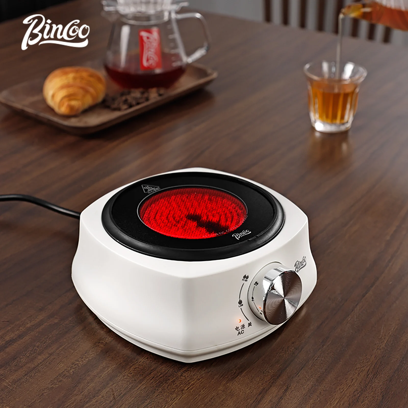 Bincoo electric ceramic stove coffee pot heating base universal adjustable temperature tea stove matching coffee utensils 220V
Bincoo electric ceramic stove coffee pot heating base universal adjustable temperature tea stove matching coffee utensils 220V