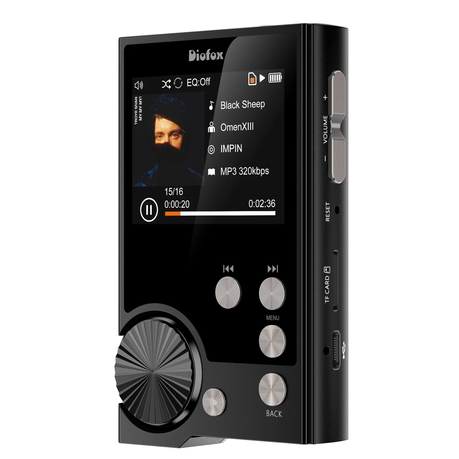 Diofox-x50, Reproductor MP3 sin pérdidas de alta calidad, HiFi, con tarjeta de memoria de 64GB, compatible con hasta 256GB
Diofox-x50, Reproductor MP3 sin pérdidas de alta calidad, HiFi, con tarjeta de memoria de 64GB, compatible con hasta 256GB