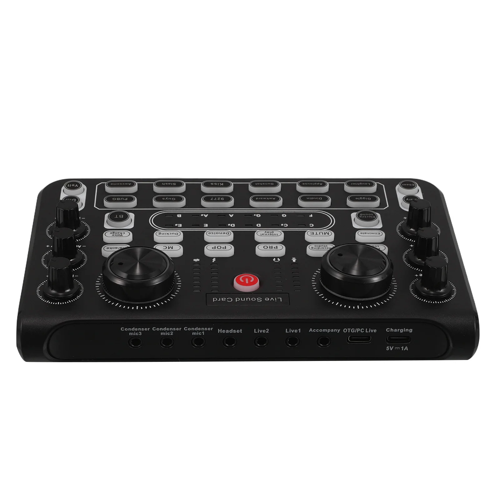 Desktop Singing Sound Card Compact Portable Karaoke Mixer for Live Streaming Gaming Recording Sound Card Audio Mixer
Desktop Singing Sound Card Compact Portable Karaoke Mixer for Live Streaming Gaming Recording Sound Card Audio Mixer