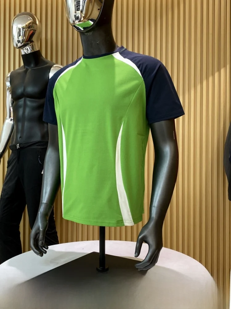 3D Arc Cutting Color Block Quick Dry Breathable Summer Men's Outdoor Sports High Elastic Short Sleeve T-Shirt Fashionable Cas...
3D Arc Cutting Color Block Quick Dry Breathable Summer Men's Outdoor Sports High Elastic Short Sleeve T-Shirt Fashionable Cas...