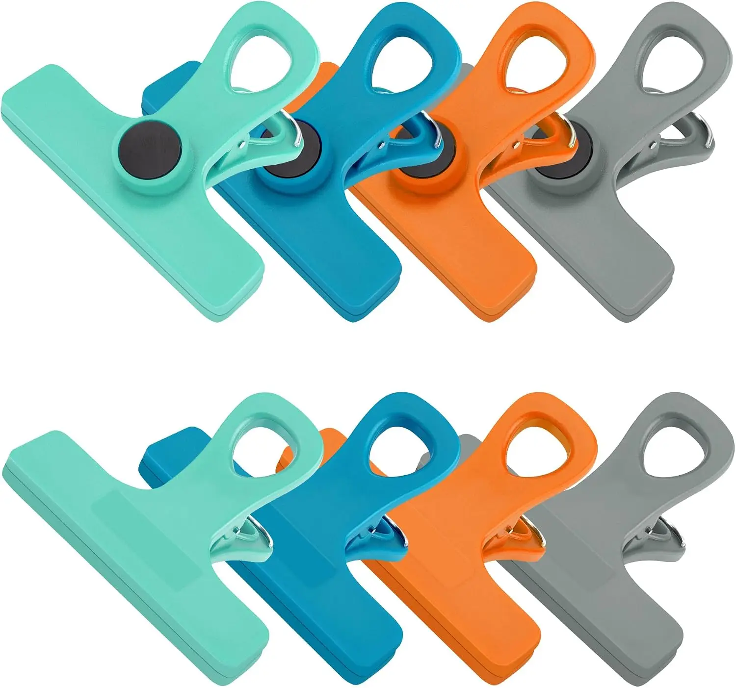 Magnetic Bag Clips, Airtight Sealing for Food Storage, 8 Pack Multicolor
Magnetic Bag Clips, Airtight Sealing for Food Storage, 8 Pack Multicolor