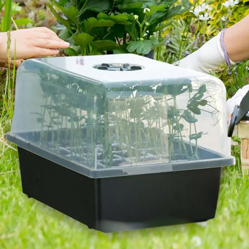 20 Grids Seed Starter Tray with Ventilation Hole Mini Greenhouse Seeds Growing Cultivation Planting Box Greenhouse Propagation
20 Grids Seed Starter Tray with Ventilation Hole Mini Greenhouse Seeds Growing Cultivation Planting Box Greenhouse Propagation