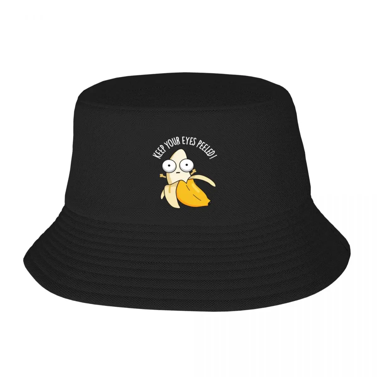 Keep Your Eyes Peeled Funny Banana Puns (Dark BG) Bucket Hat Sun Hat For Children birthday sun hat Men's Baseball Women's
Keep Your Eyes Peeled Funny Banana Puns (Dark BG) Bucket Hat Sun Hat For Children birthday sun hat Men's Baseball Women's