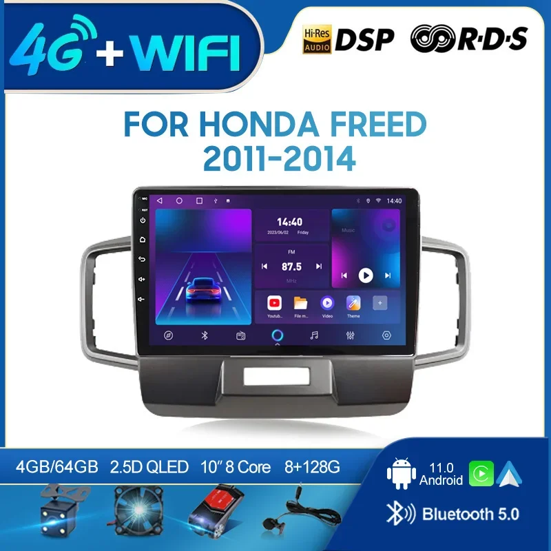 Car Radio Multimedia FOR Honda Freed 2011-2014 Android 12 Video Player GPS Navigation 4G Wireless Carplay car accessories
Car Radio Multimedia FOR Honda Freed 2011-2014 Android 12 Video Player GPS Navigation 4G Wireless Carplay car accessories