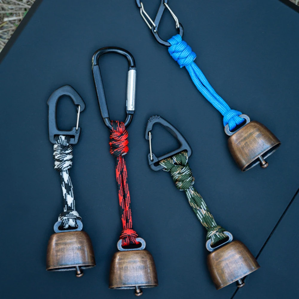 Outdoor Hiking Camping Cast Iron Bear Bell Bear-Deterring Keychain Loud Cowbell
Outdoor Hiking Camping Cast Iron Bear Bell Bear-Deterring Keychain Loud Cowbell