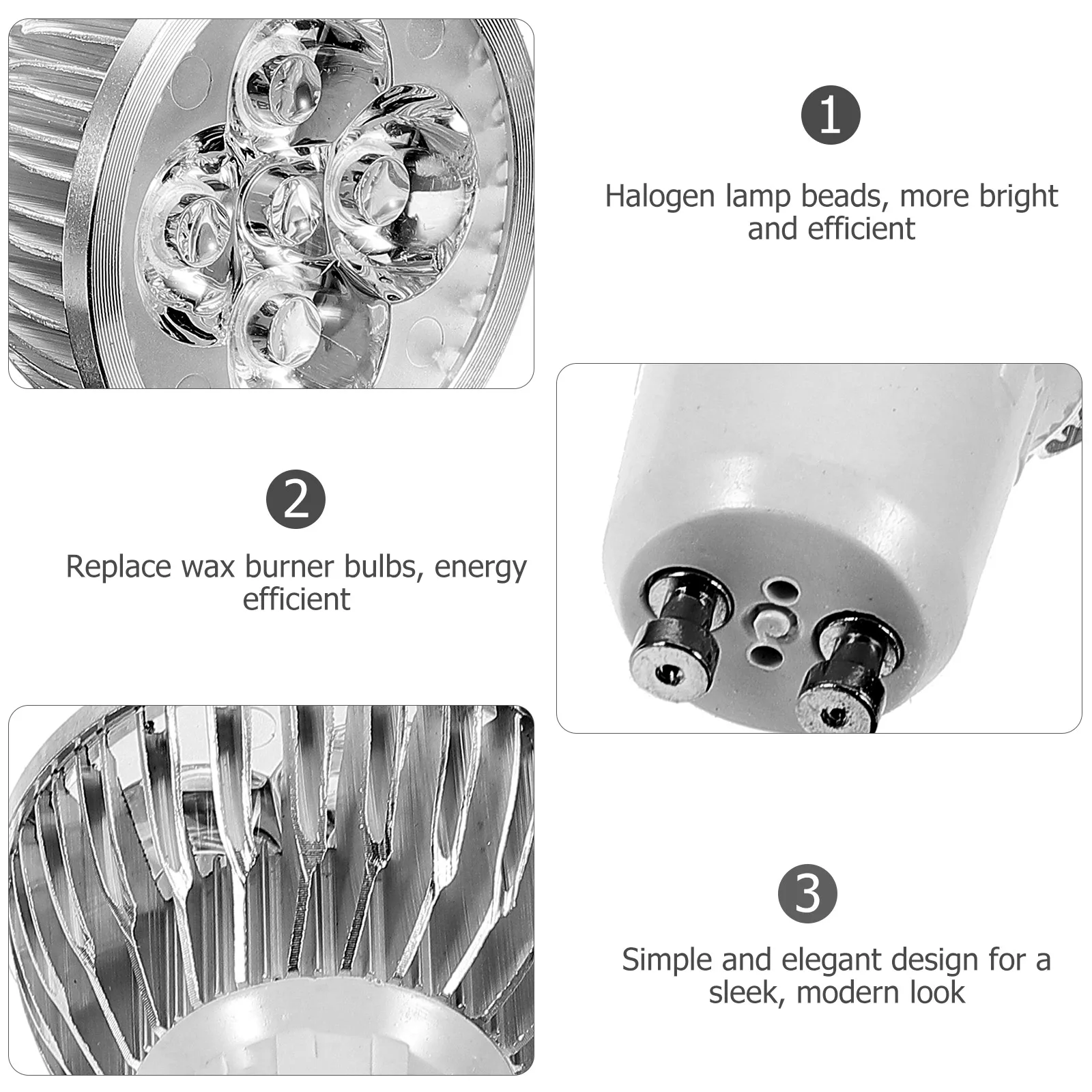 s GU10 Wax Warmer Bulbs Heater Light Wax Melt Warmer Led Light Bulb Beads Aluminum 2 Pin Energy Efficient LED Lamp
s GU10 Wax Warmer Bulbs Heater Light Wax Melt Warmer Led Light Bulb Beads Aluminum 2 Pin Energy Efficient LED Lamp