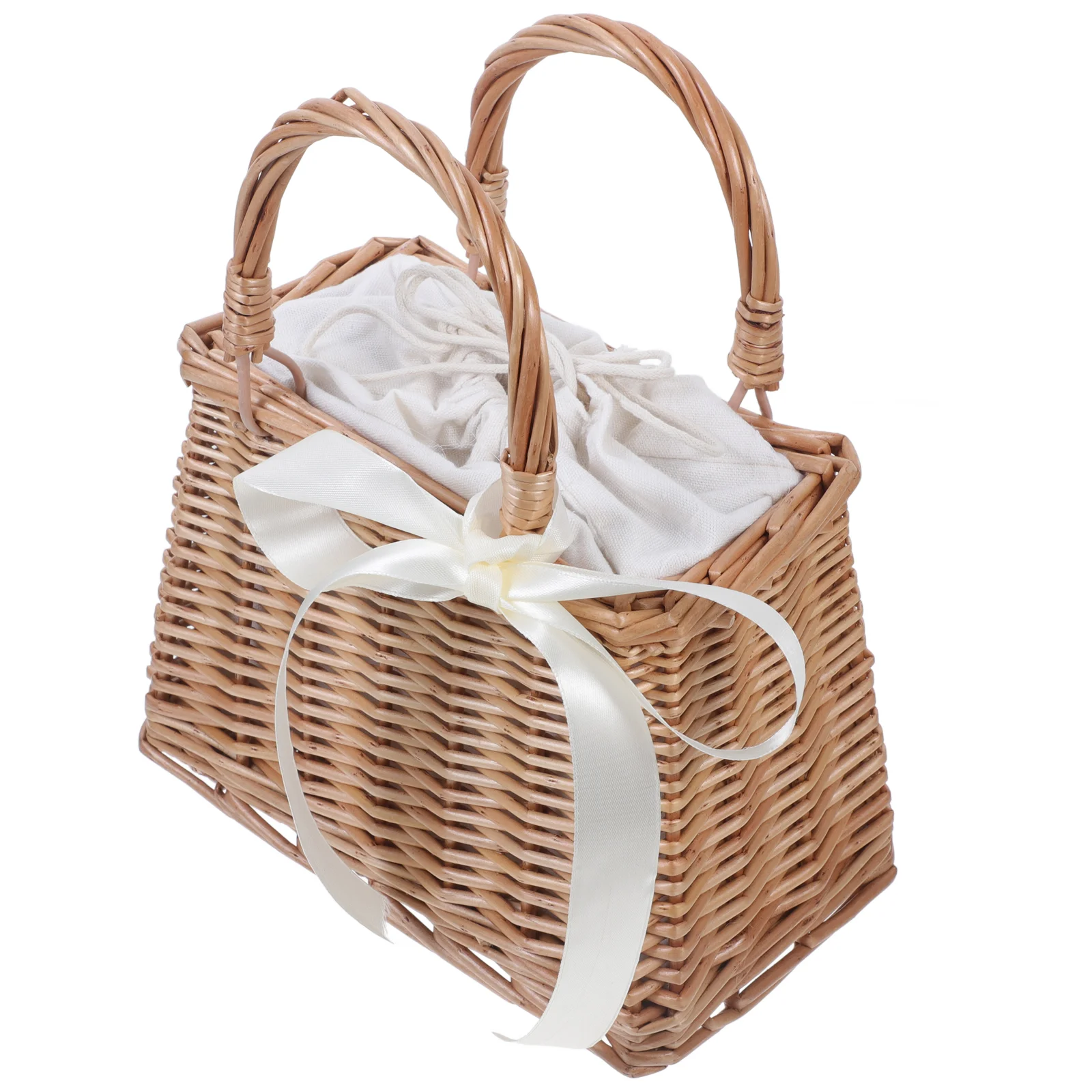 Rattan Flower Basket Container Wedding Gift Decorative Delicate Woven Bag Packing Storage Natural Tote Bags
Rattan Flower Basket Container Wedding Gift Decorative Delicate Woven Bag Packing Storage Natural Tote Bags