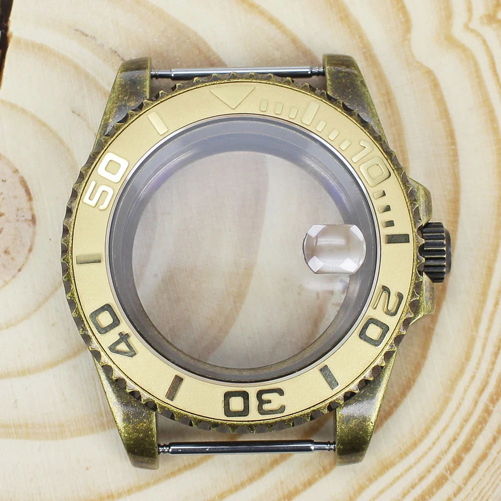 Vintage Bronze Yacht Design Style Watch Case Sapphire Crystal Waterproof for NH35 Nh36 Nh34 Movement PVD Diving MOD Accessories
Vintage Bronze Yacht Design Style Watch Case Sapphire Crystal Waterproof for NH35 Nh36 Nh34 Movement PVD Diving MOD Accessories