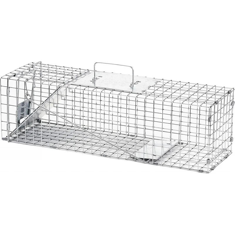 Medium Professional Style 1-Door Humane Catch and Release Animal Trap for Rabbit, Skunk, Mink, and Squirrel
Medium Professional Style 1-Door Humane Catch and Release Animal Trap for Rabbit, Skunk, Mink, and Squirrel