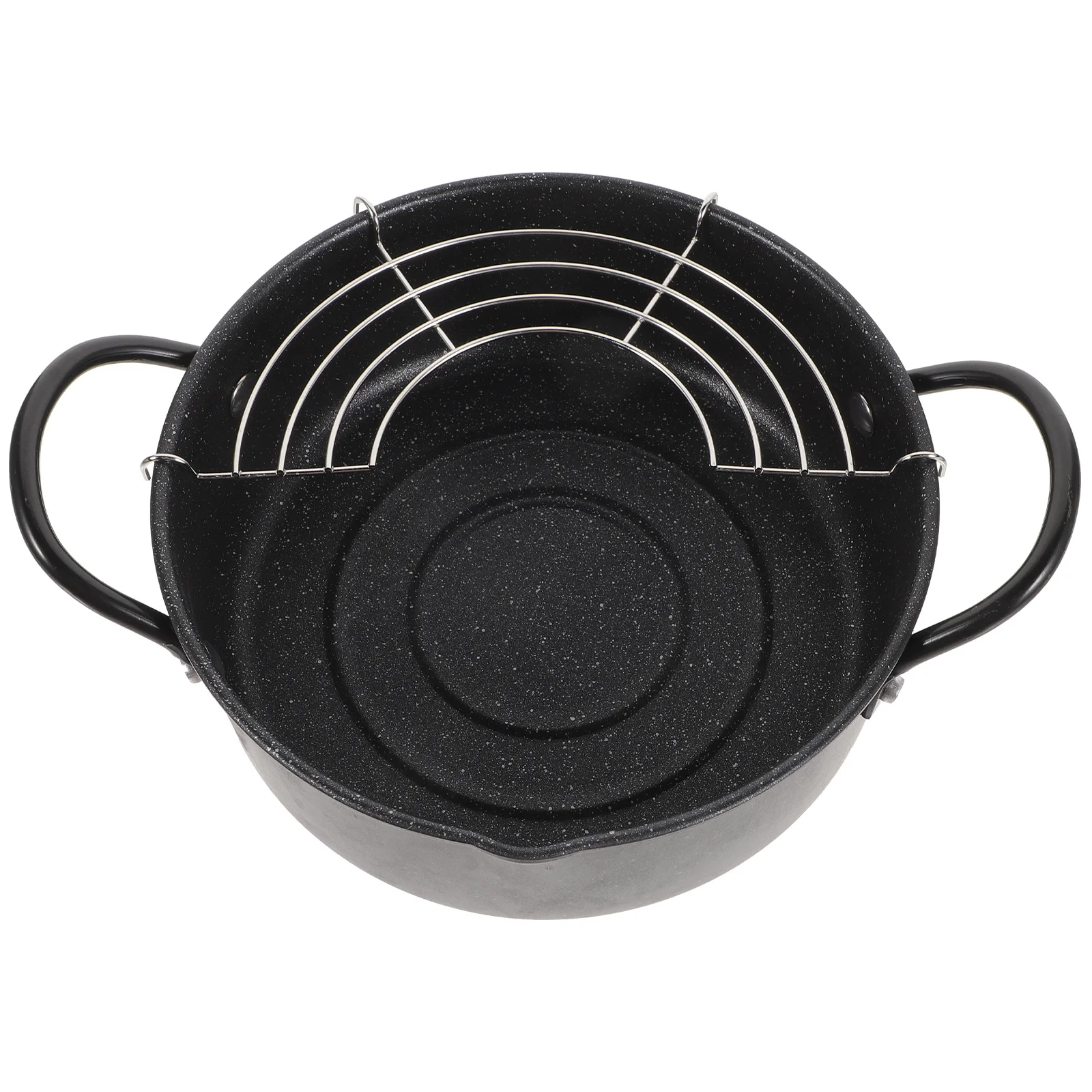 1Set Mini Japanese Style Frying Pot Iron Non-Stick Deep Fryer Pan Oil Drainer Rack Portable Tempura Frying Pot for Camping
1Set Mini Japanese Style Frying Pot Iron Non-Stick Deep Fryer Pan Oil Drainer Rack Portable Tempura Frying Pot for Camping