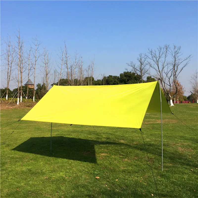 300*300cm Outdoor 190T Polyester Waterproof Camping Rain Fly Awning Sunshade Camping Tarp Shelter
300*300cm Outdoor 190T Polyester Waterproof Camping Rain Fly Awning Sunshade Camping Tarp Shelter
