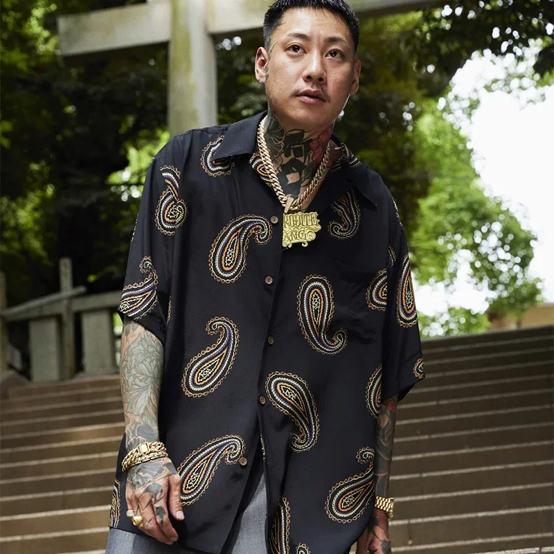 Black White Brown WACK Hawaii Beach Shirt Men Woman 1:1 High Quality Casual Open Collar Short Sleeve T Shirt
Black White Brown WACK Hawaii Beach Shirt Men Woman 1:1 High Quality Casual Open Collar Short Sleeve T Shirt