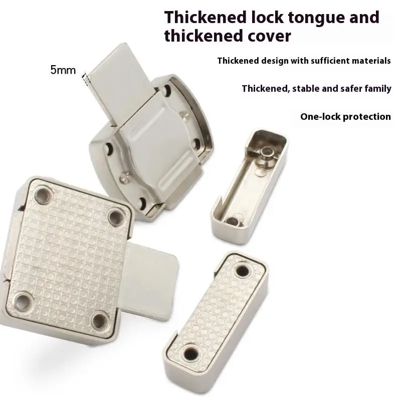 Keyless Combination Cabinet Lock, Anti-Theft 3-Digit Security Set, Non-Punch Child Safety Password Door Latch Lock
Keyless Combination Cabinet Lock, Anti-Theft 3-Digit Security Set, Non-Punch Child Safety Password Door Latch Lock