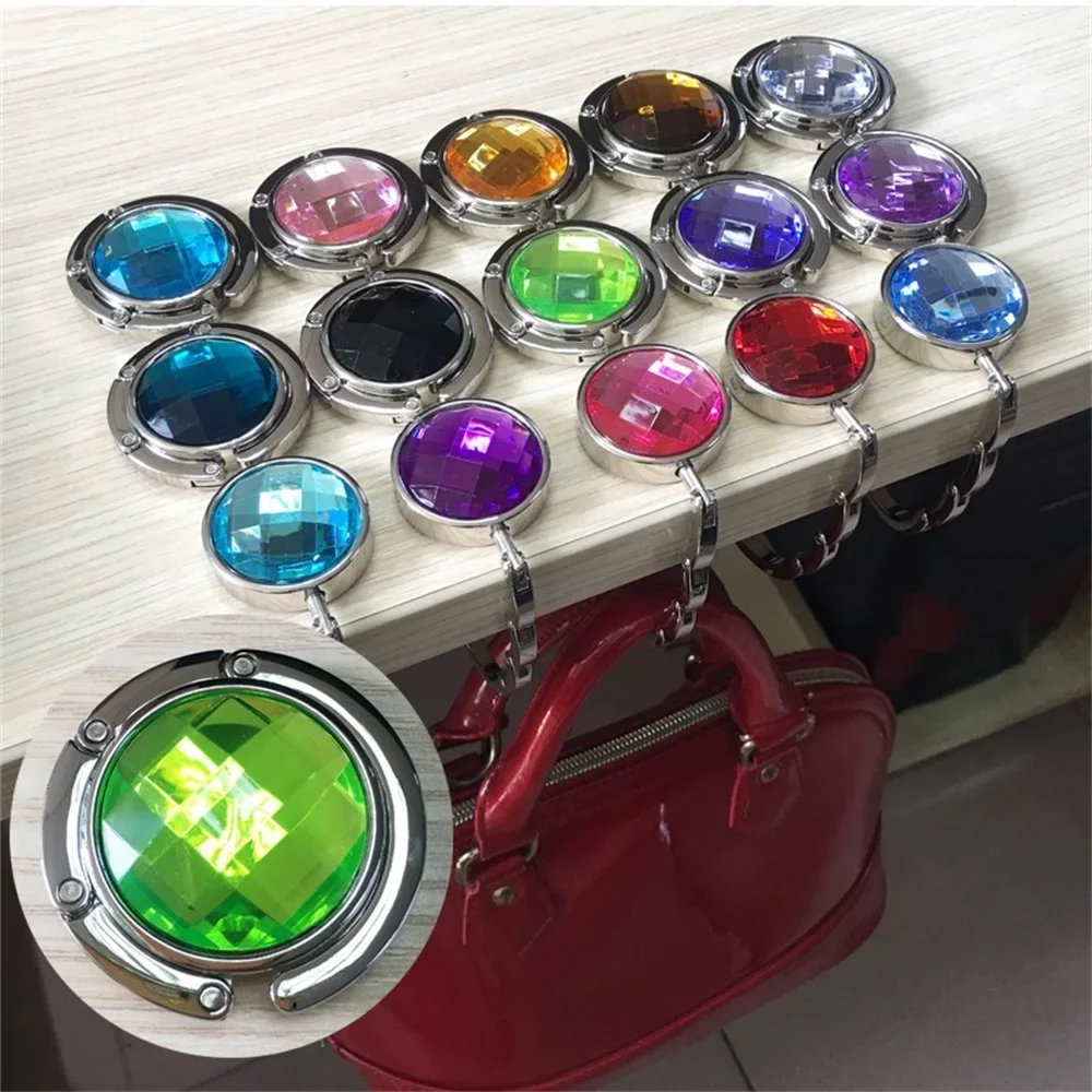 Folding Handbag Hook Bag Holder for Key Ring Storage Bling Rhinestone Purse Hook Portable Home Office Table Desk Hanger
Folding Handbag Hook Bag Holder for Key Ring Storage Bling Rhinestone Purse Hook Portable Home Office Table Desk Hanger