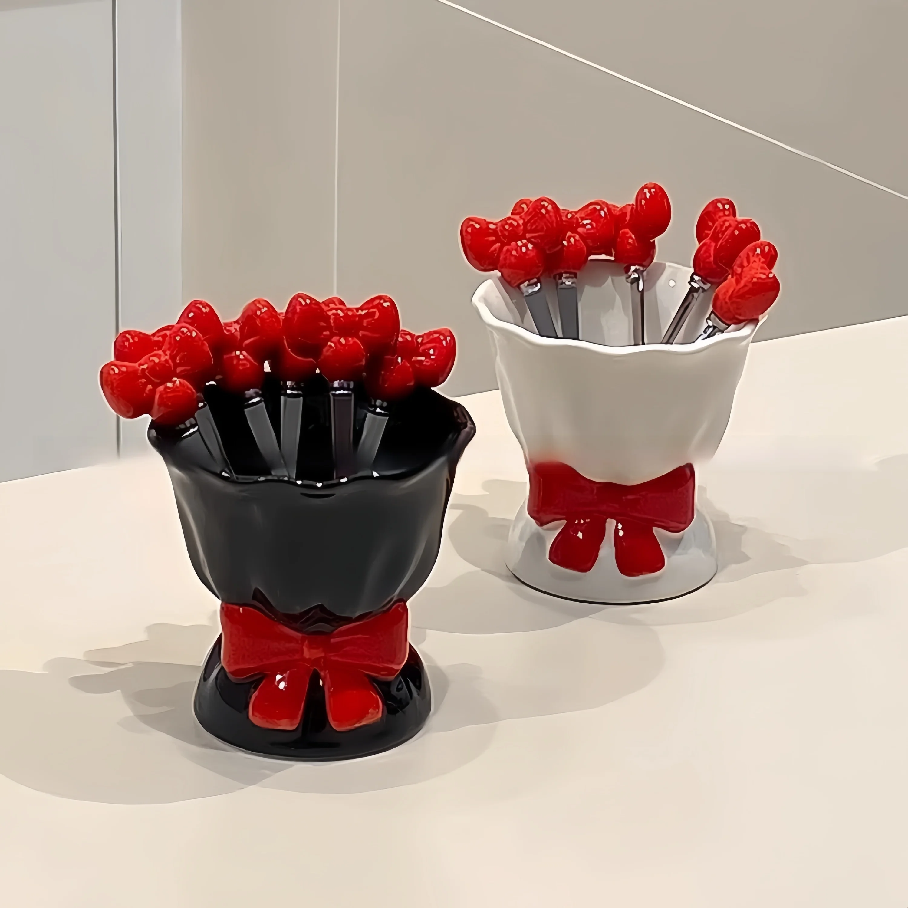New Year Red Cerc Fruit Fork Set Beautiful Knot Dert Fork Storage Home Tea Table Artistic Sle Reusable
New Year Red Cerc Fruit Fork Set Beautiful Knot Dert Fork Storage Home Tea Table Artistic Sle Reusable
