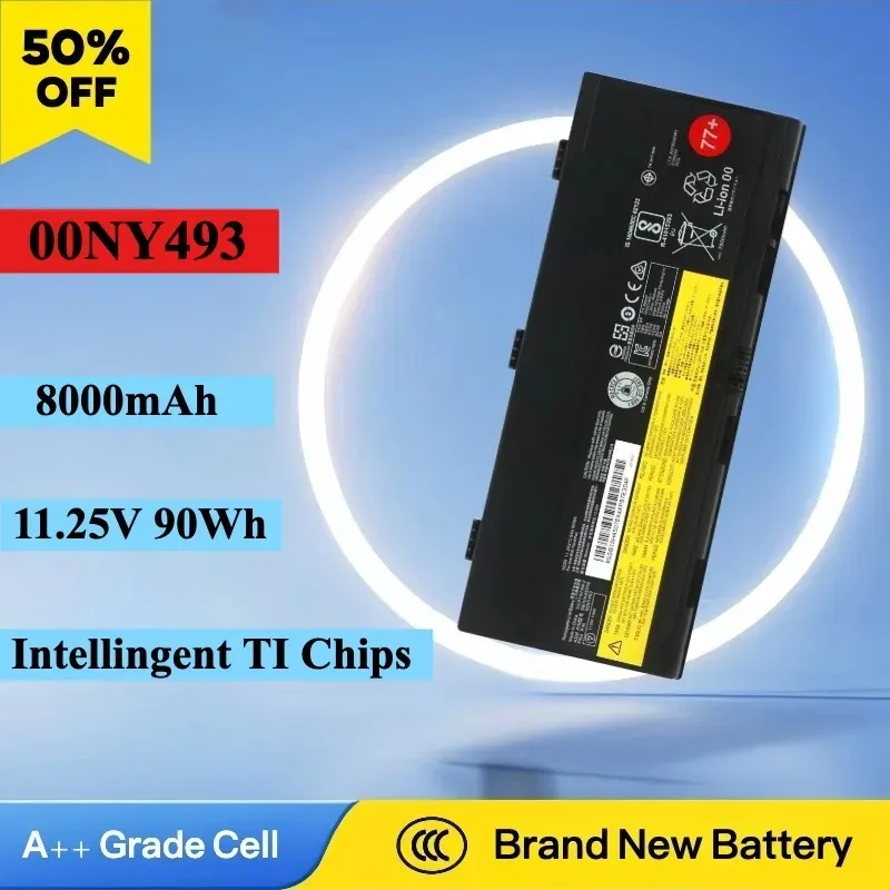 11.25V High Quality New Battery 00NY493 for Lenovo ThinkPad P50 P51 P52 Series 00NY492 SB10H45077 SB10H45078 00NY490 00NY491
11.25V High Quality New Battery 00NY493 for Lenovo ThinkPad P50 P51 P52 Series 00NY492 SB10H45077 SB10H45078 00NY490 00NY491
