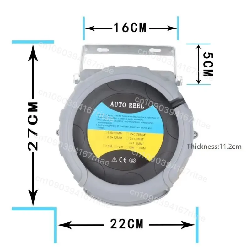 5~ 9M CAT5 data reel retractable small Ethernet cable reel CAT6 cable
5~ 9M CAT5 data reel retractable small Ethernet cable reel CAT6 cable