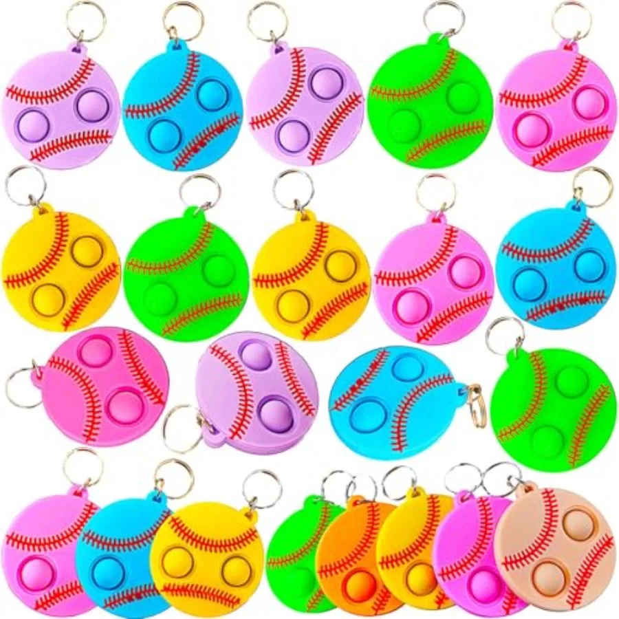 20 Packs bulk sport Baseball Mini Pop Keychain fidgets Bubble, Classroom Students gifts Teacher, For kids toys hoilday Party Fa
20 Packs bulk sport Baseball Mini Pop Keychain fidgets Bubble, Classroom Students gifts Teacher, For kids toys hoilday Party Fa