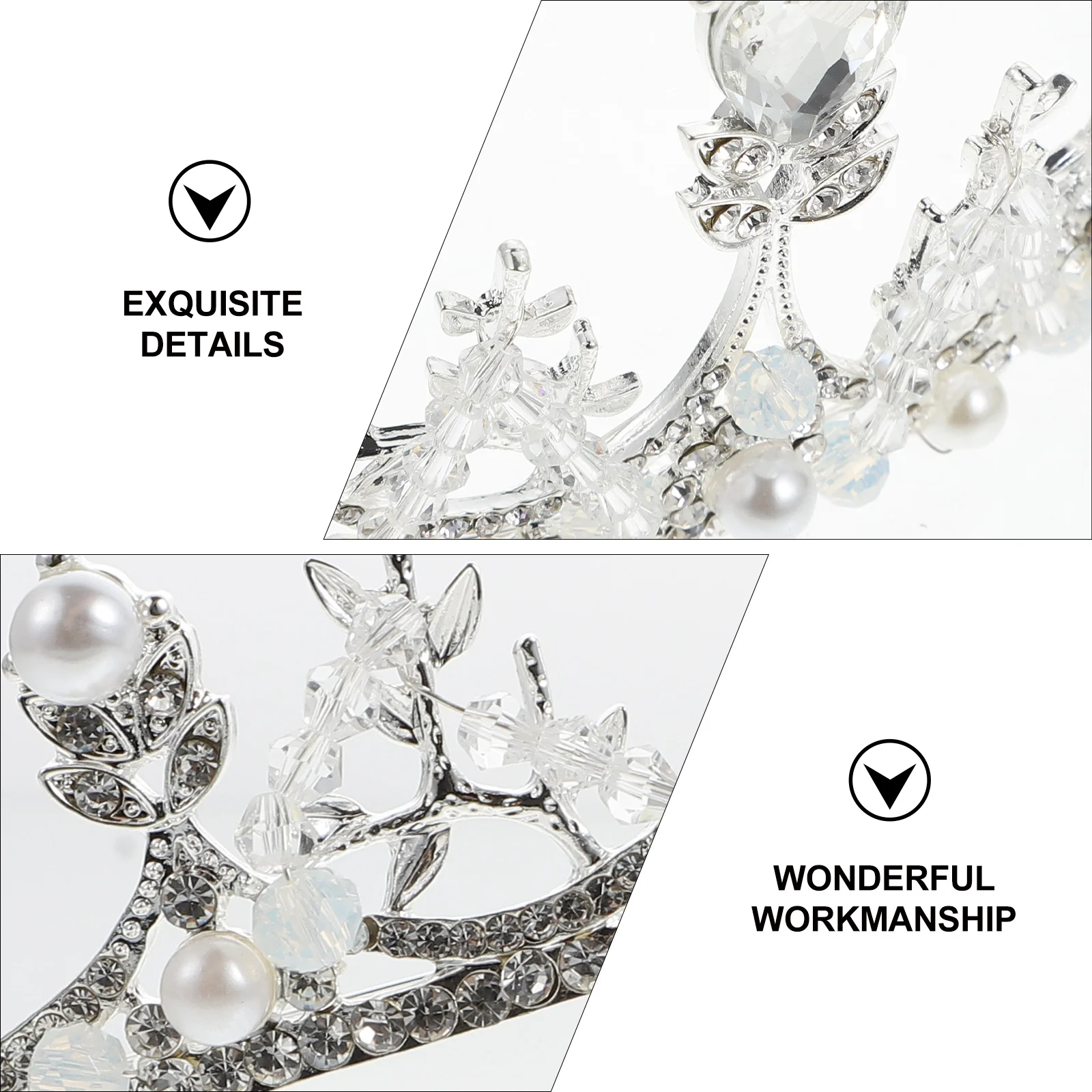 1pc Retro Style Bride Wedding Tiara Girl Rhinestone Headdress Party Baroque Elegant Delicate Tiara Charming Woman Exquisite
1pc Retro Style Bride Wedding Tiara Girl Rhinestone Headdress Party Baroque Elegant Delicate Tiara Charming Woman Exquisite